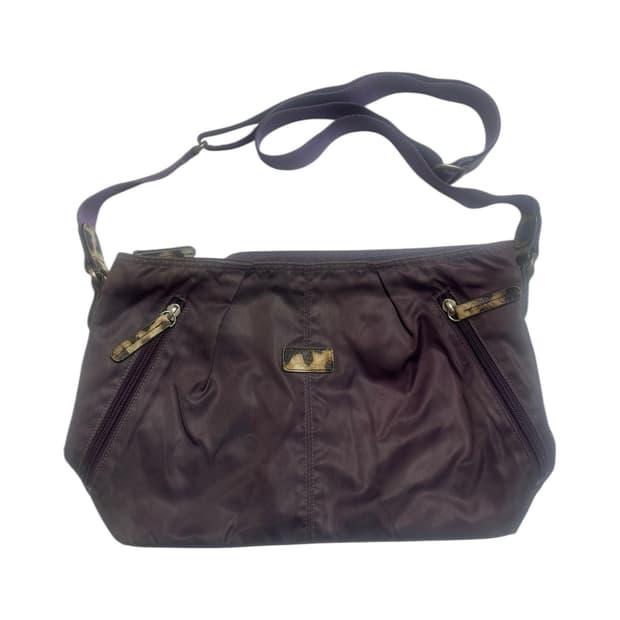 엘르 빈티지 호피 숄더백 