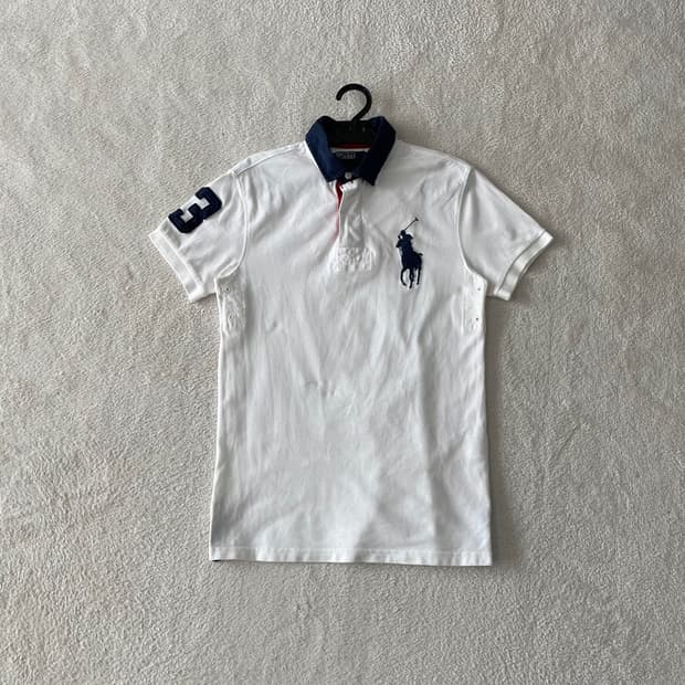 S 폴로 빅포니 화이트 반팔카라티