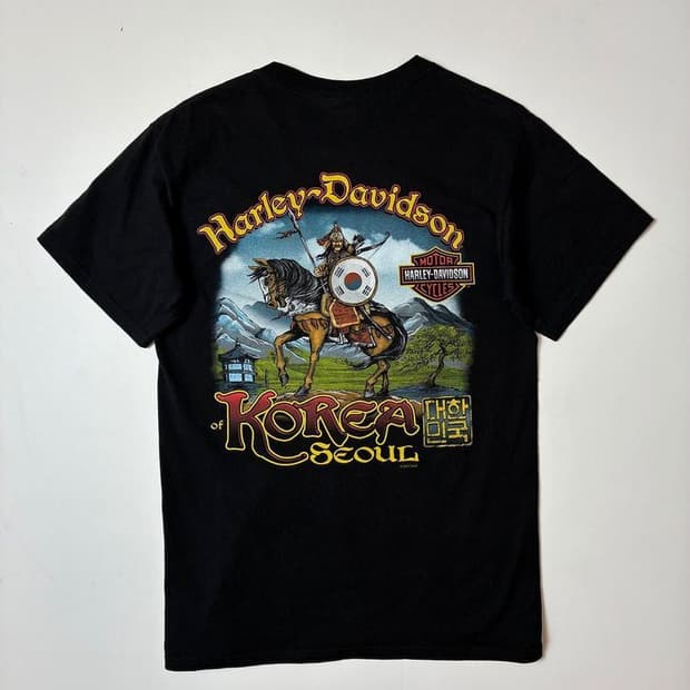 할리데이비슨 Y2K 워리어 코리아 반팔 티셔츠 PN9606