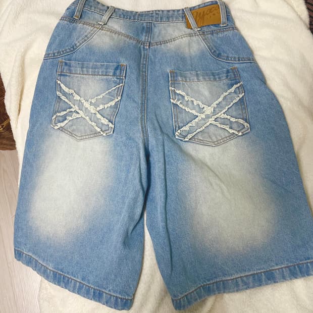엔와이엑스엑스 닉스 데님 버뮤다 팬츠