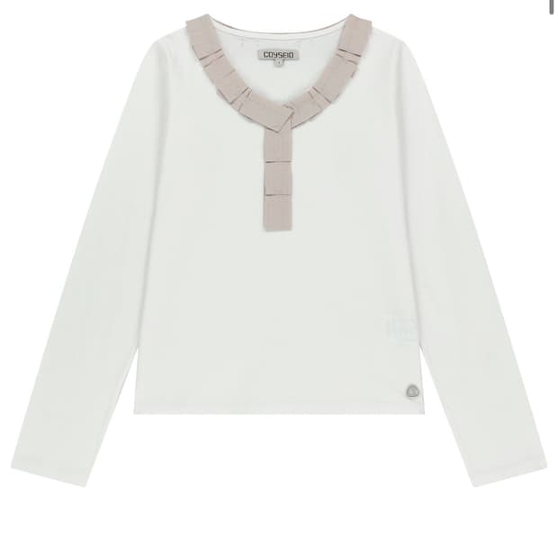 코이세이오 스트랩 롱슬리브 아이보리 새상품