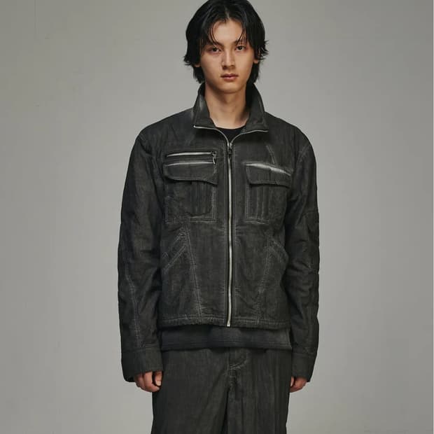 Blr 멀티 포켓 나일론 워크 자켓 s