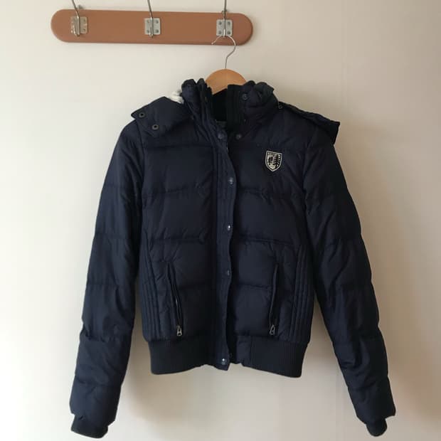 크롭 패딩 자켓