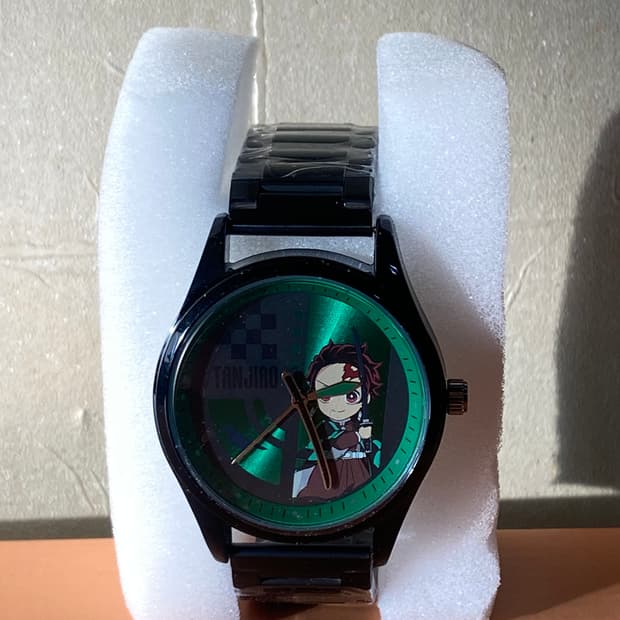 귀멸의칼날 흑도금 메탈시계