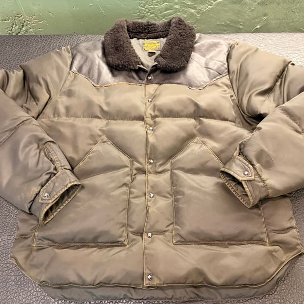 rrl 더블알엘 시얼링 칼라 레더 요크 자켓