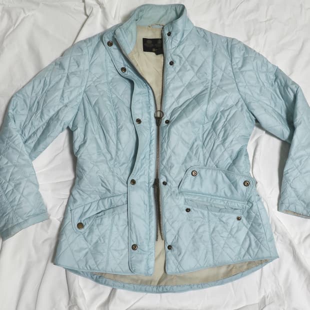 Barbour 민트 패딩