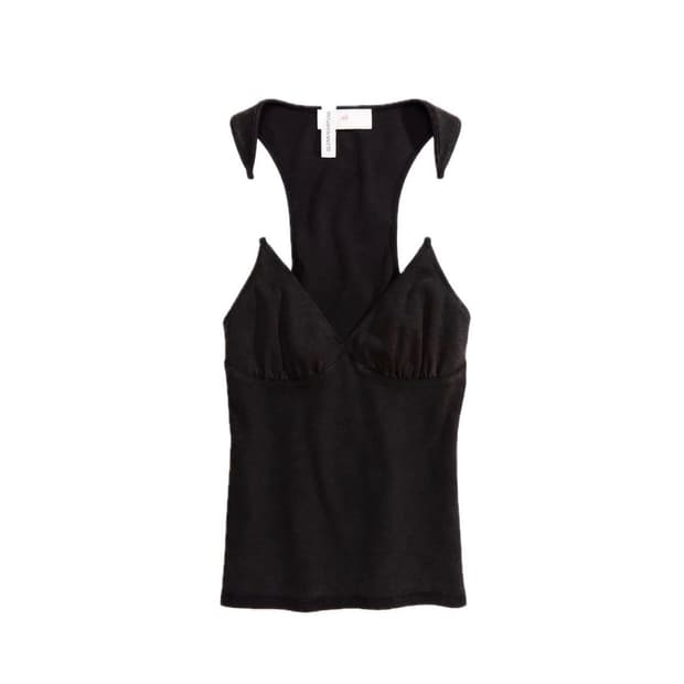 h&m x glenn martens 리브드 슬리브리스 탑