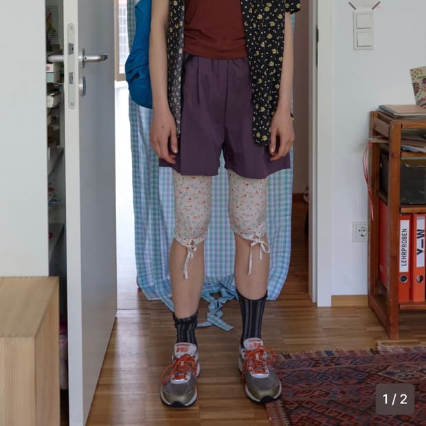 노컨텐츠 플라워 레깅스 