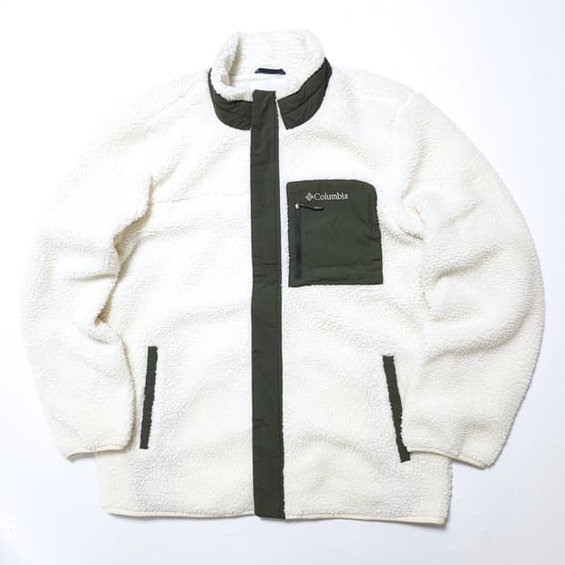 컬럼비아 포켓 플리스 집업 자켓
