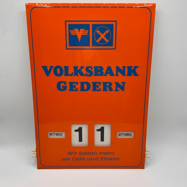 독일 빈티지 Volksbank 만년달력