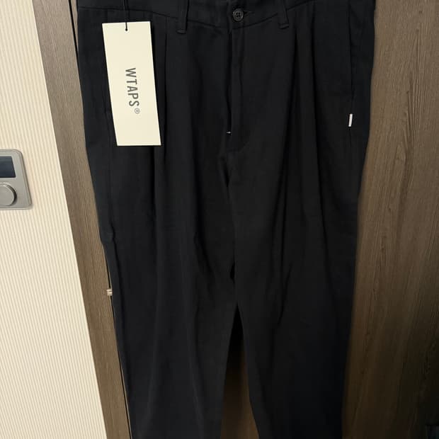 더블탭스 턱 플란넬 팬츠 4사이즈