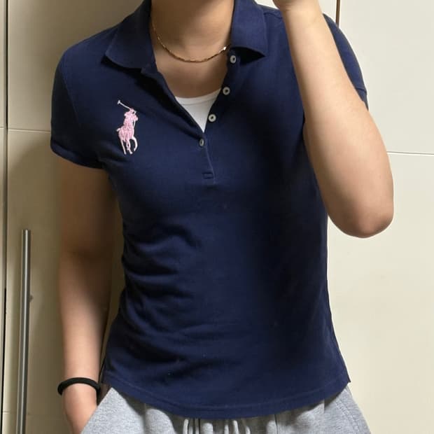 폴로 랄프로렌 빅포니 네이비 카라티