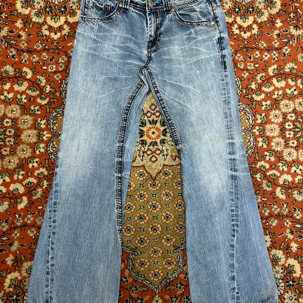 [34] 버커루 빈티지 부츠컷 플레어 데님 팬츠