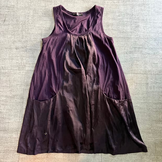 일본빈티지 Nerveux 달천깔페어리 공주풍 레이어드원피스 퍼플