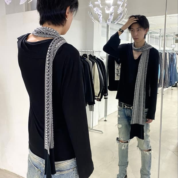라드뮤지션 AW2011 스타 자카드 스톨