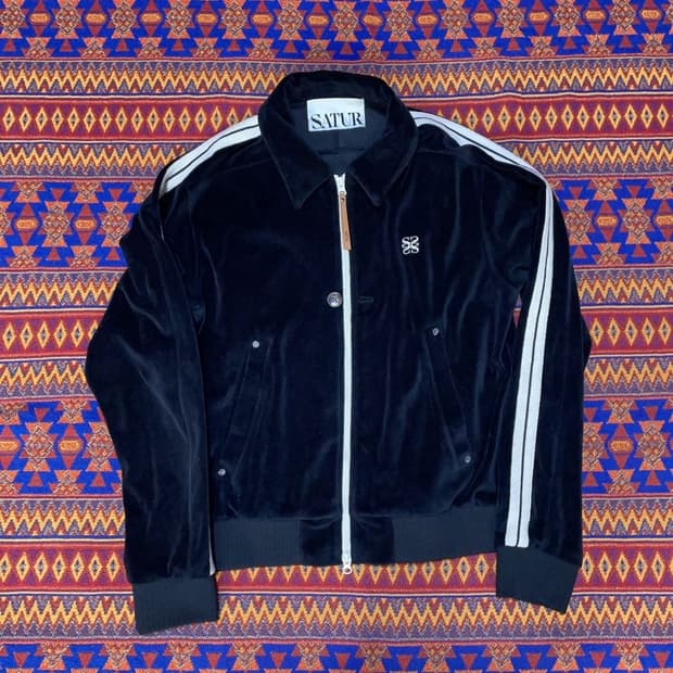 [100] 세터 벨벳 블루종 자켓