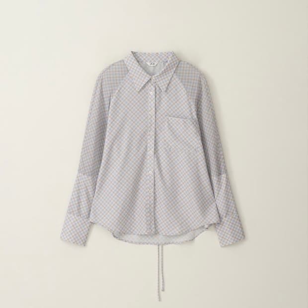 더티스 블루베리 타르트 체크 셔츠 라이트 블루