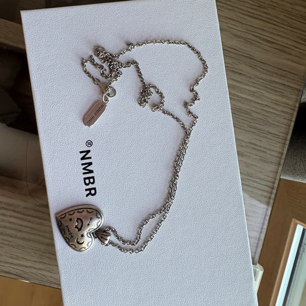 넘버링 6762 하트목걸이