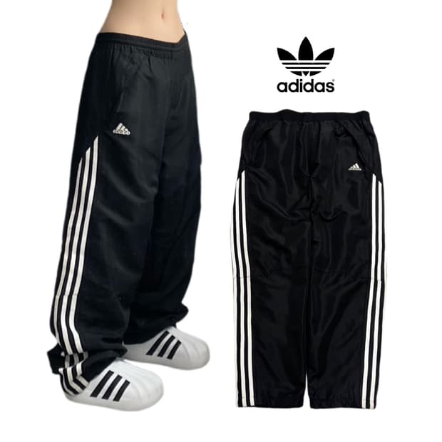 아디다스 90s 삼선 올드스쿨 트랙팬츠 블랙