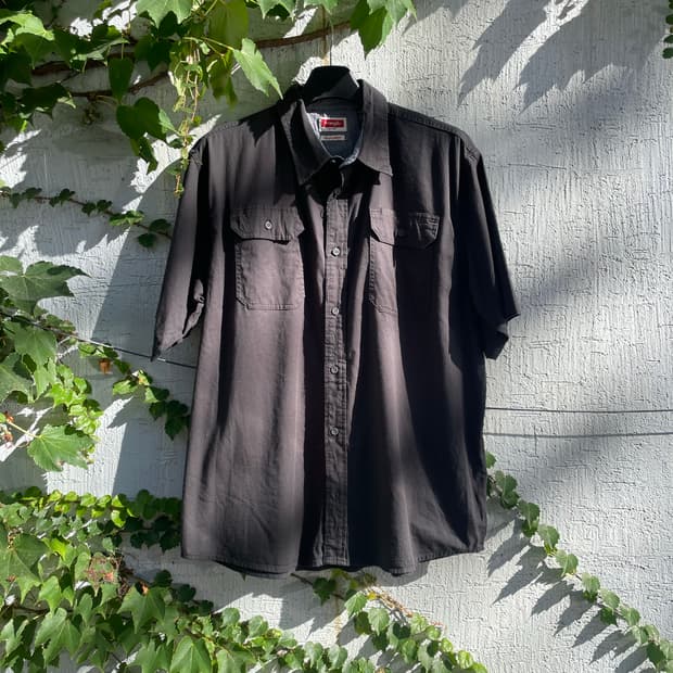 Wrangler work 1/2 shirt (black)
