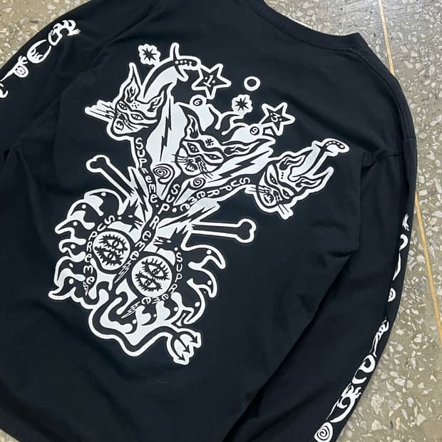 Supreme Clayton Patterson L/S Black