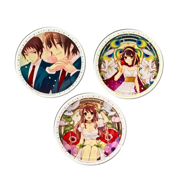 스즈미야 하루히의 우울 아크릴 코스터