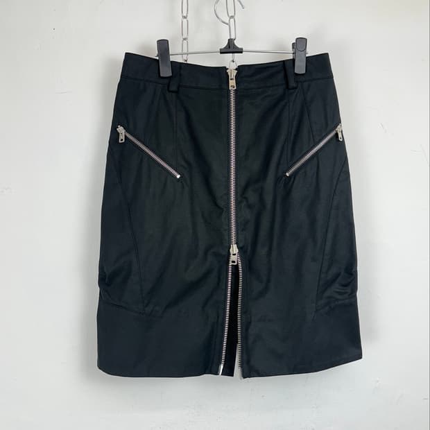 Alexander McQueen Zip Detail Pencil Skir