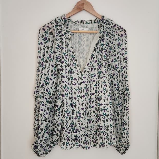 이자벨마랑 에뚜왈 프린트 블라우스 (36)