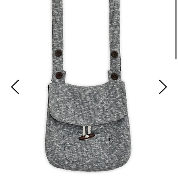 허그유어스킨 니트 더플 버튼 백팩 (그레이)