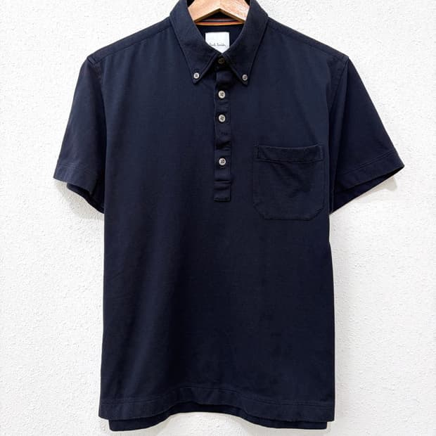 Paul Smith 네이비 반팔 셔츠