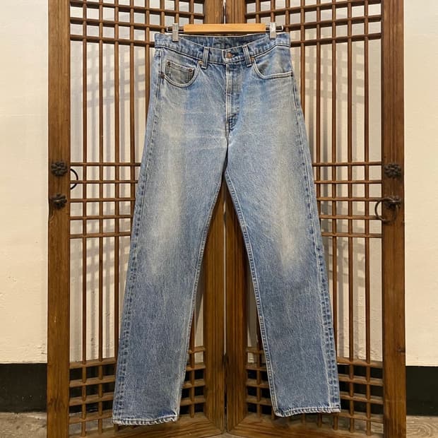 80S 리바이스 505 데님 팬츠(USA)