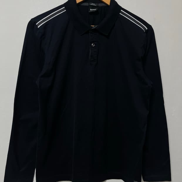 95 BOSS 스판 긴팔 카라티 정품