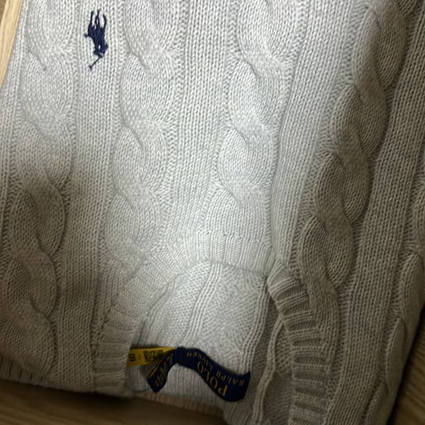 폴로 케이블 니트 s 사이즈