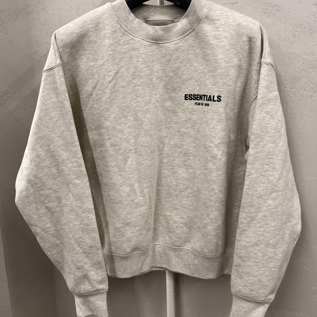 피어오브갓 어센셜 맨투맨 14/16 새상품