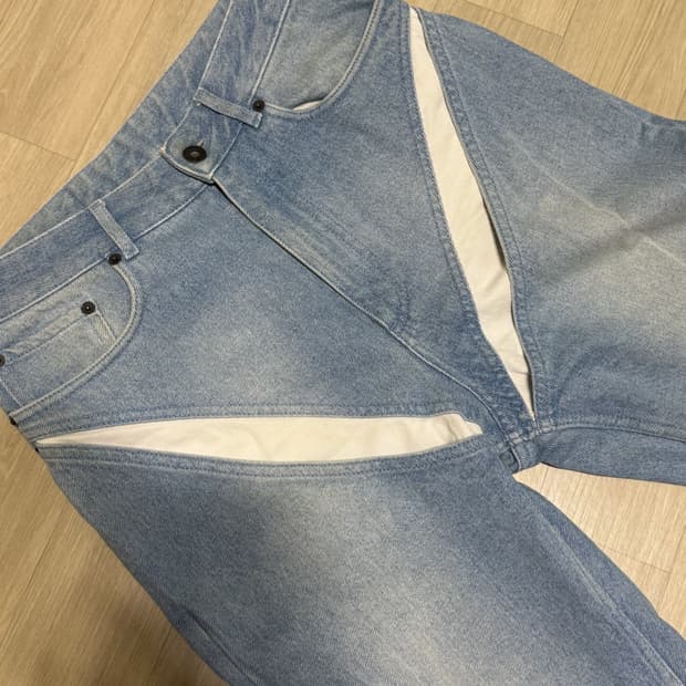 [s] 와이프로젝트 컷아웃 데님