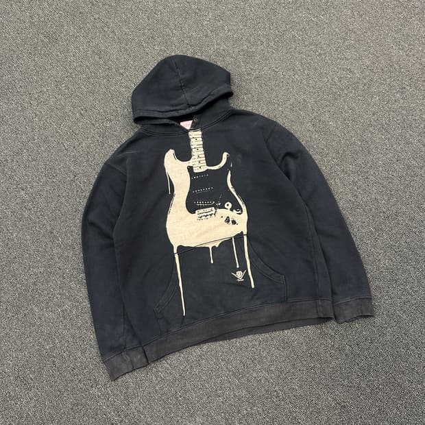L) Fender 락 프린팅 스웻 후디 후드티