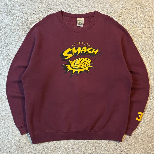 희귀) 90's LEE USA SMASH 스웻셔츠 맨투맨 버건디