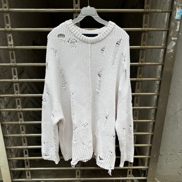 [S] 23년 준지 코튼 니트 스웨터