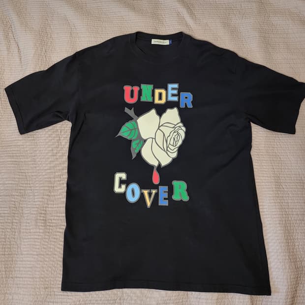 언더커버UNDERCOVER/플라워 프린팅 티셔츠/5