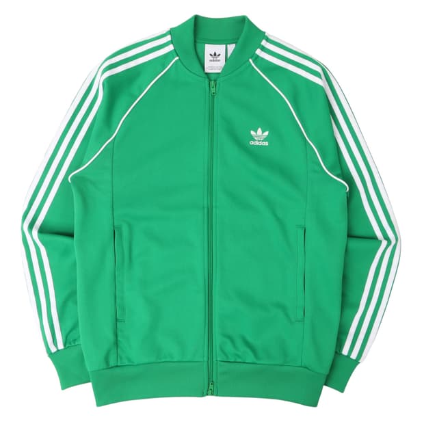 아디다스 그린 sst 트랙탑 져지