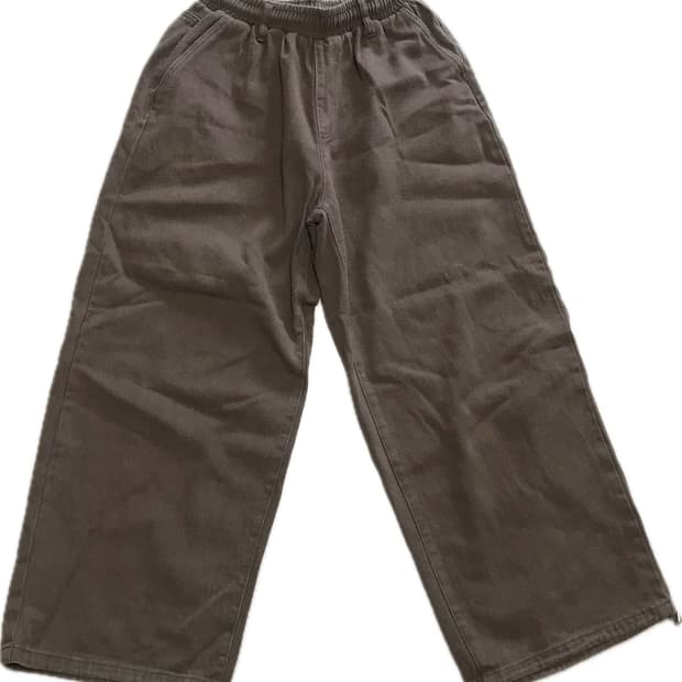 벌룬핏 브라운팬츠 (밑단 스트링)