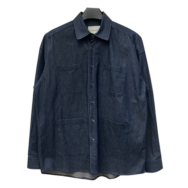 다이아몬드 레이라 오버핏 생지 데님 셔츠 M