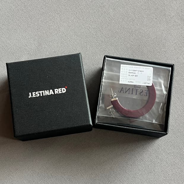 제이에스티나 은침 링 귀걸이