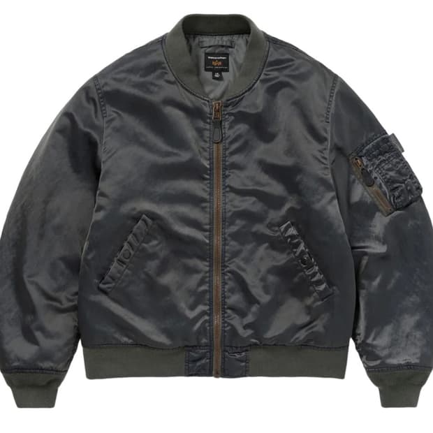 [XXL] 디스이즈네버댓 x 알파 인더스트리 MA-1 자켓 건메탈 미개봉