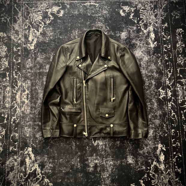Lamb skin rider jacket