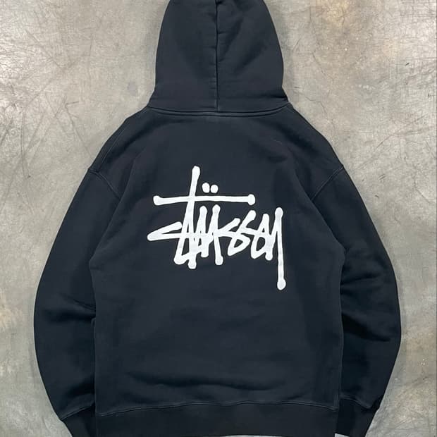 스투시 스탁로고 스웻후드