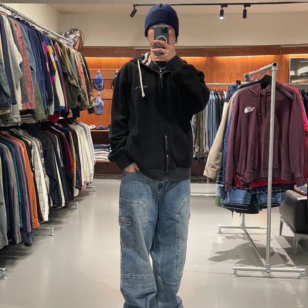 노티카 플리스 후드 집업  