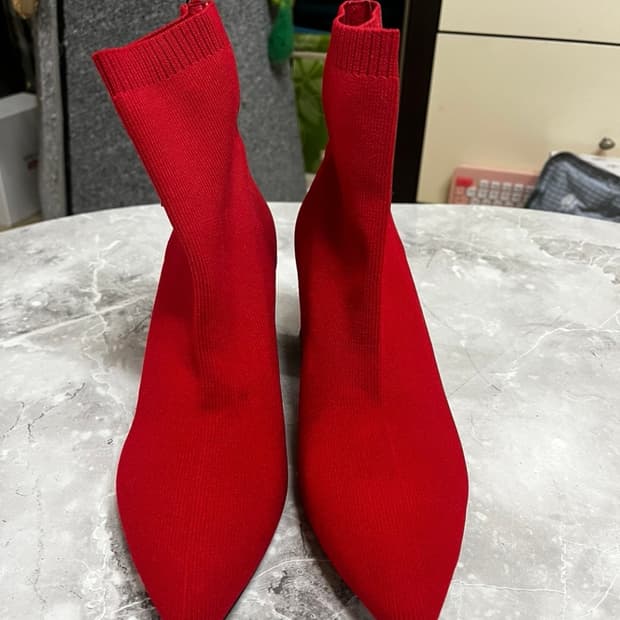 자라 레드 부츠(새상품)