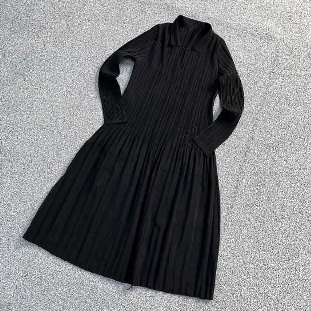 실측확인 플리츠 여성 원피스 0408M