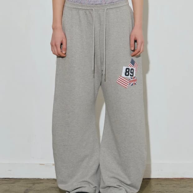 미드나잇무브 rd check pants grey (하투하 이안 바지)